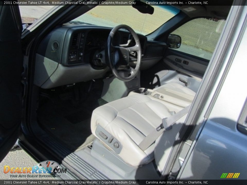 2001 Chevrolet Tahoe LT 4x4 Medium Charcoal Gray Metallic / Graphite/Medium Gray Photo #16