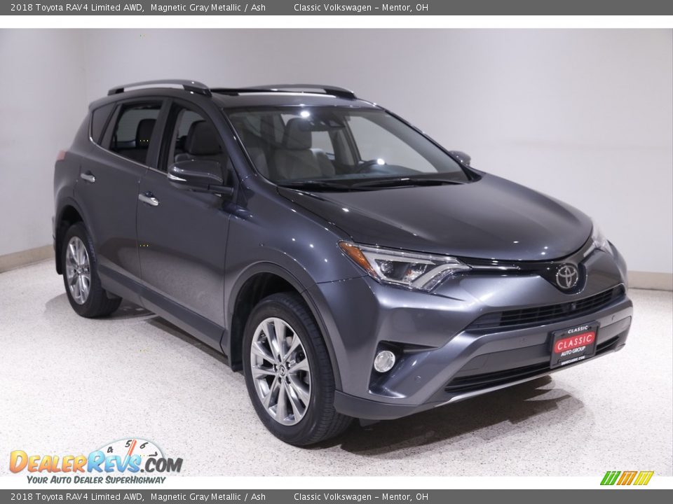 2018 Toyota RAV4 Limited AWD Magnetic Gray Metallic / Ash Photo #1