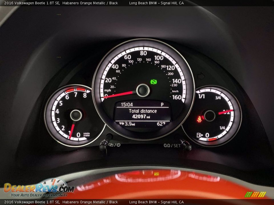 2016 Volkswagen Beetle 1.8T SE Gauges Photo #19