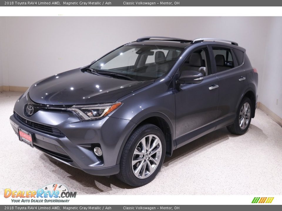 2018 Toyota RAV4 Limited AWD Magnetic Gray Metallic / Ash Photo #3