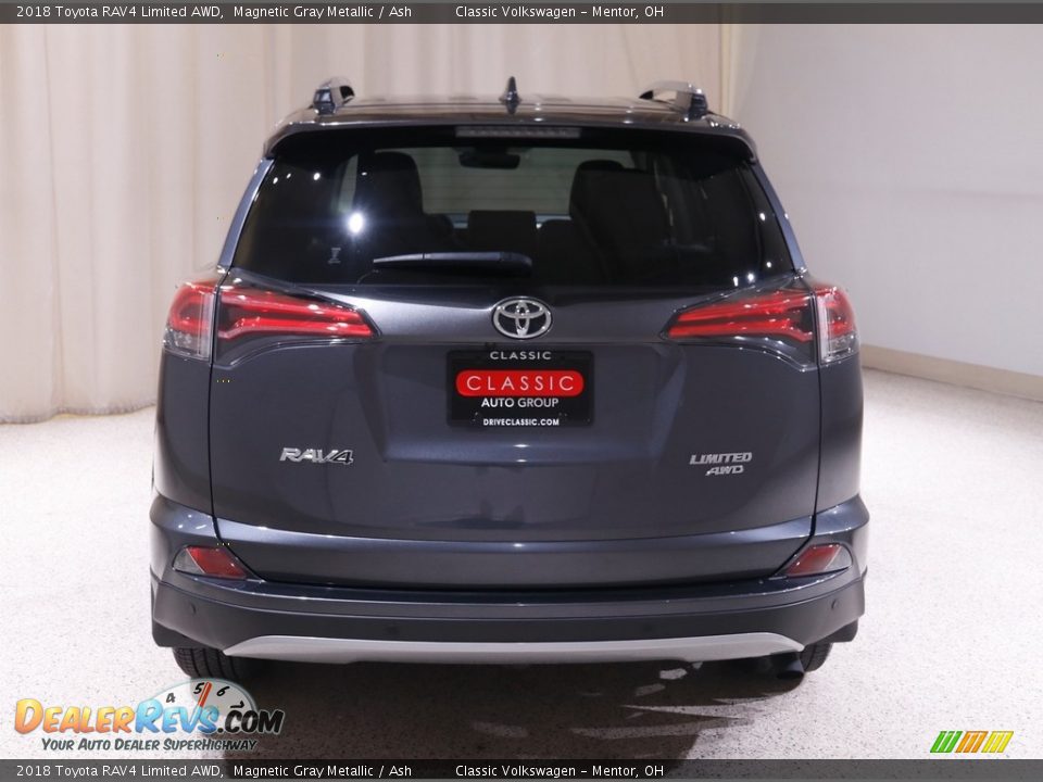 2018 Toyota RAV4 Limited AWD Magnetic Gray Metallic / Ash Photo #17