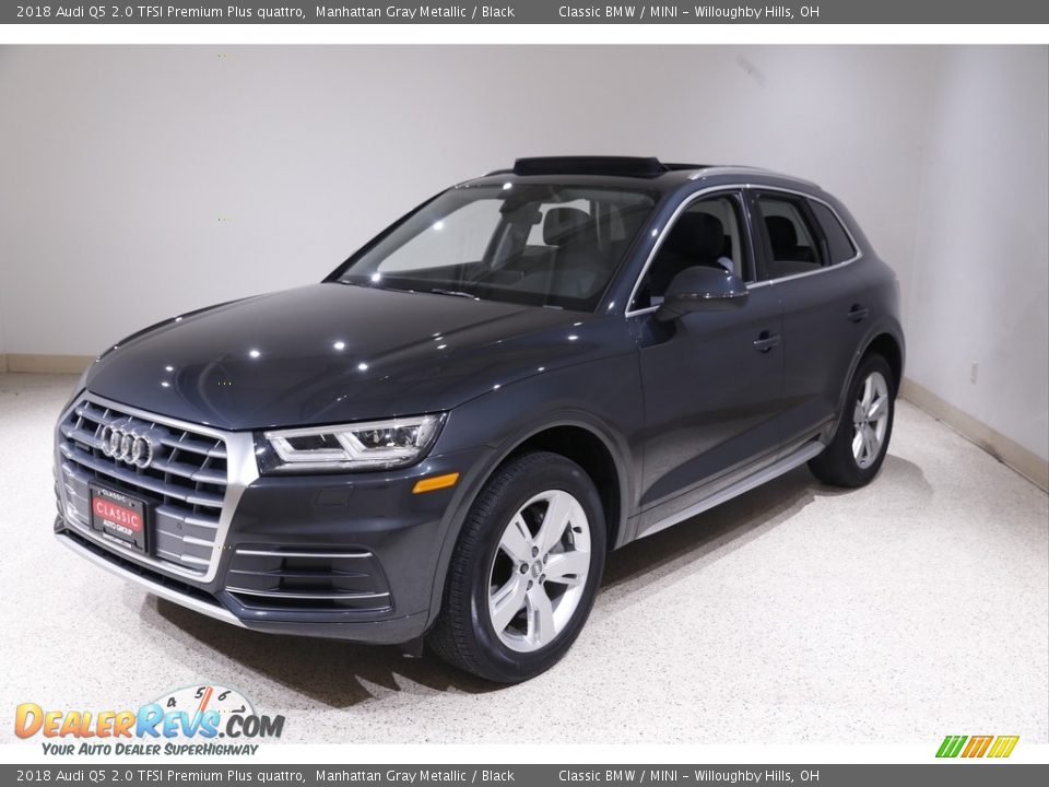 2018 Audi Q5 2.0 TFSI Premium Plus quattro Manhattan Gray Metallic / Black Photo #3