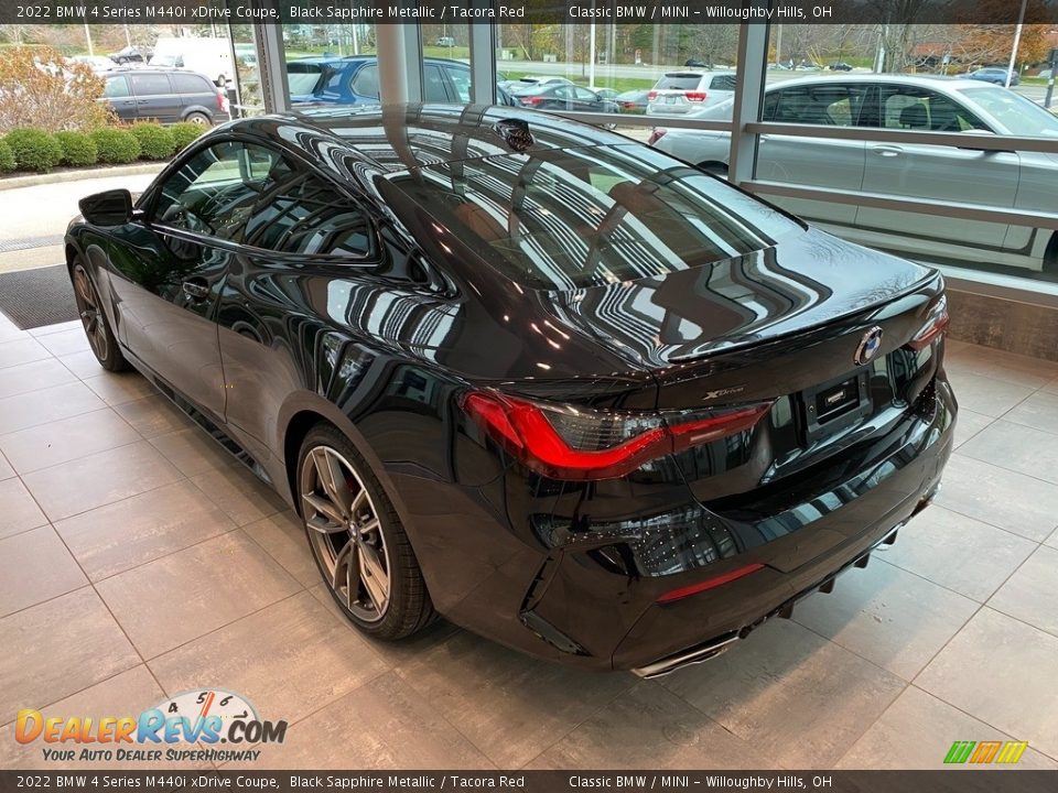 2022 BMW 4 Series M440i xDrive Coupe Black Sapphire Metallic / Tacora Red Photo #2