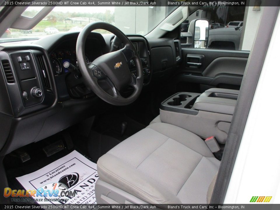 2015 Chevrolet Silverado 2500HD WT Crew Cab 4x4 Summit White / Jet Black/Dark Ash Photo #6