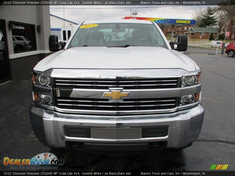 2015 Chevrolet Silverado 2500HD WT Crew Cab 4x4 Summit White / Jet Black/Dark Ash Photo #22