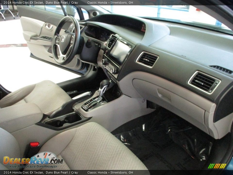 2014 Honda Civic EX Sedan Dyno Blue Pearl / Gray Photo #15