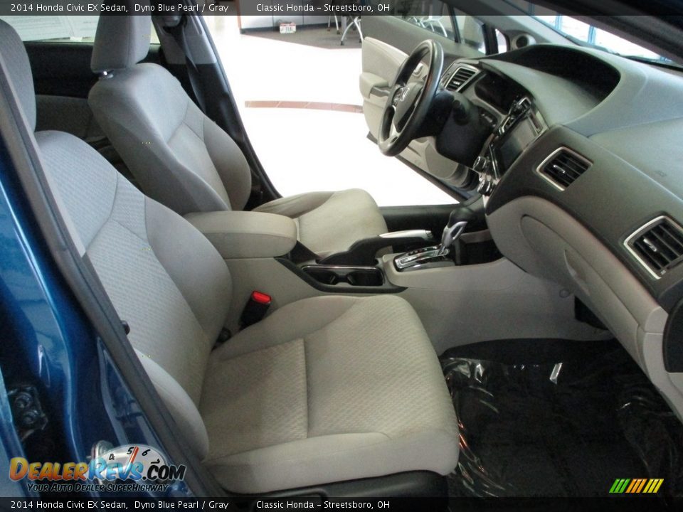 2014 Honda Civic EX Sedan Dyno Blue Pearl / Gray Photo #16