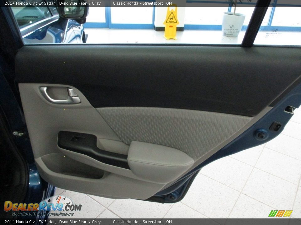 2014 Honda Civic EX Sedan Dyno Blue Pearl / Gray Photo #17