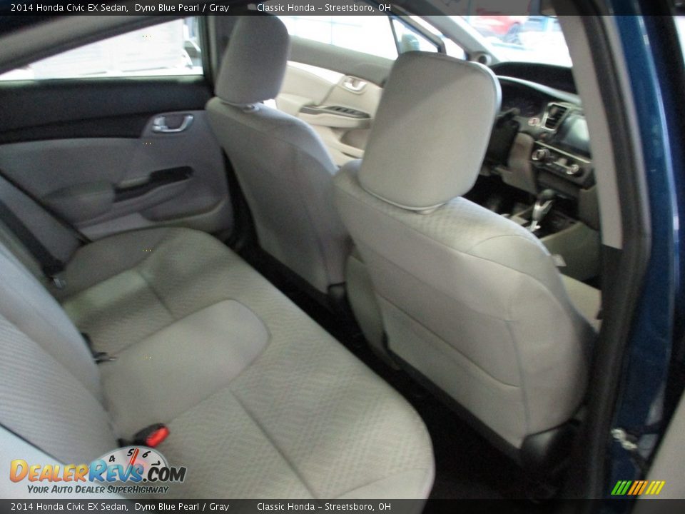 2014 Honda Civic EX Sedan Dyno Blue Pearl / Gray Photo #18