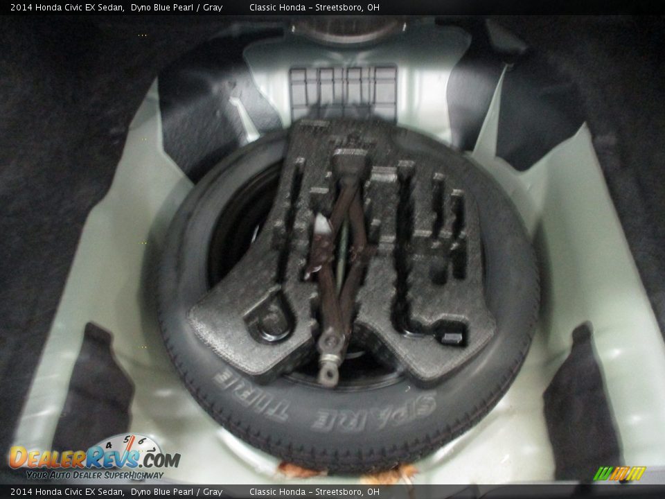 2014 Honda Civic EX Sedan Dyno Blue Pearl / Gray Photo #21