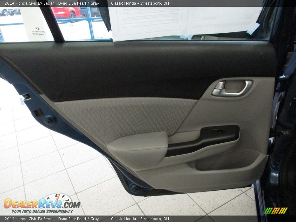 2014 Honda Civic EX Sedan Dyno Blue Pearl / Gray Photo #22