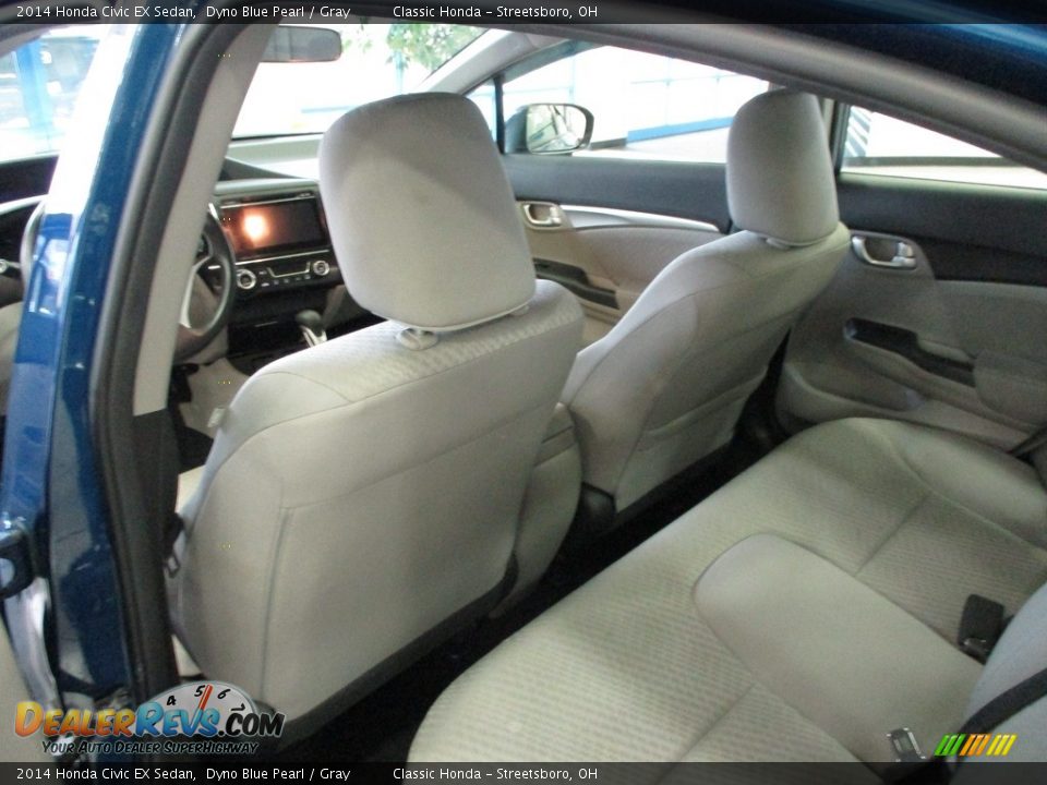 2014 Honda Civic EX Sedan Dyno Blue Pearl / Gray Photo #23