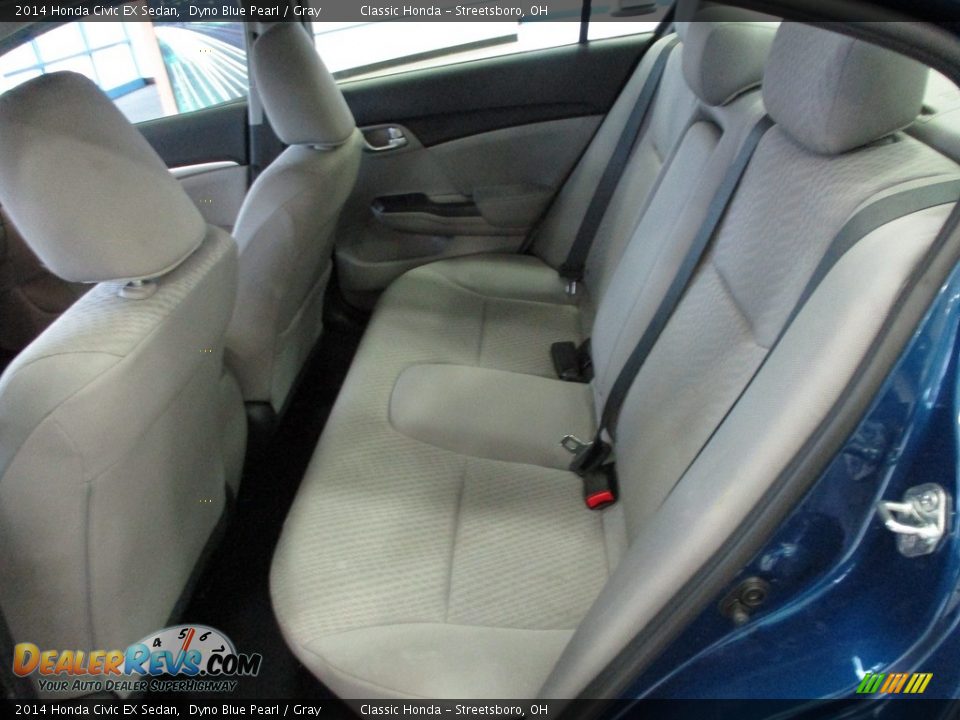 2014 Honda Civic EX Sedan Dyno Blue Pearl / Gray Photo #24