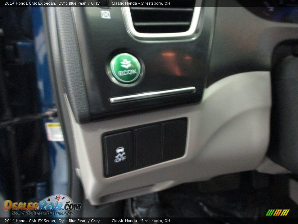 2014 Honda Civic EX Sedan Dyno Blue Pearl / Gray Photo #28