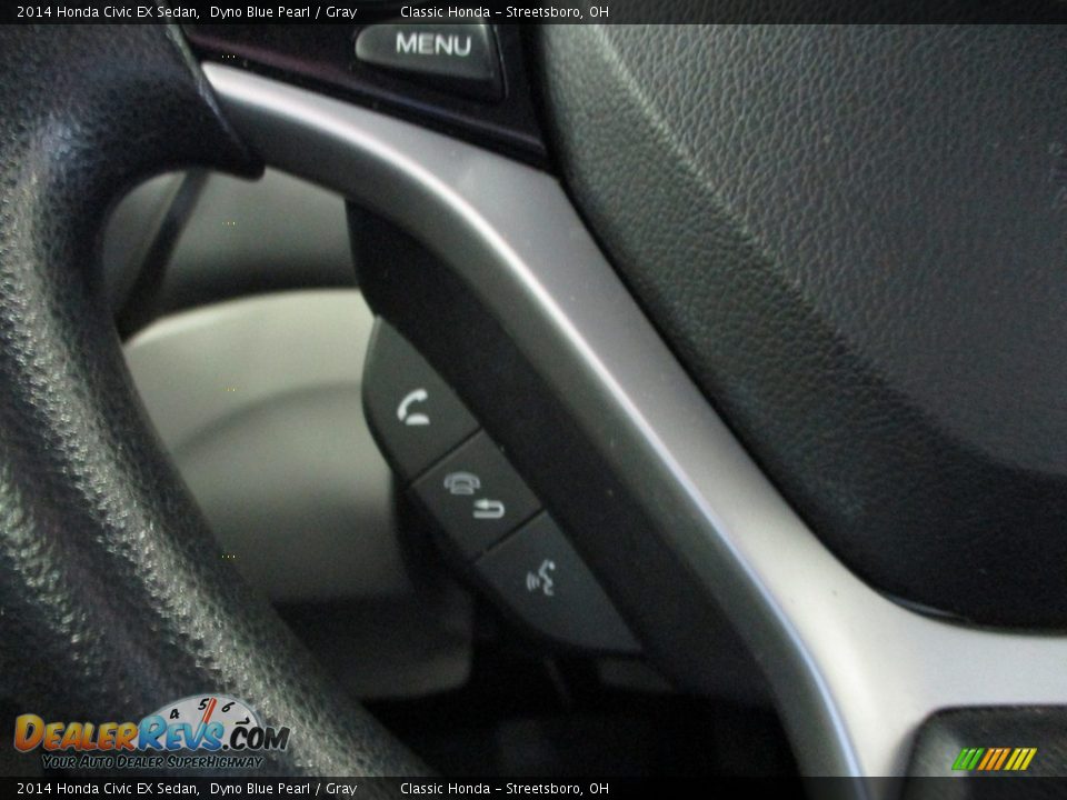 2014 Honda Civic EX Sedan Dyno Blue Pearl / Gray Photo #30