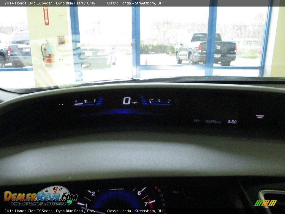2014 Honda Civic EX Sedan Dyno Blue Pearl / Gray Photo #31