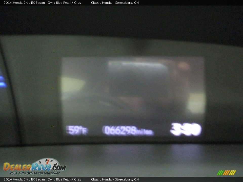 2014 Honda Civic EX Sedan Dyno Blue Pearl / Gray Photo #32
