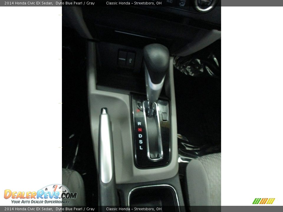 2014 Honda Civic EX Sedan Dyno Blue Pearl / Gray Photo #33