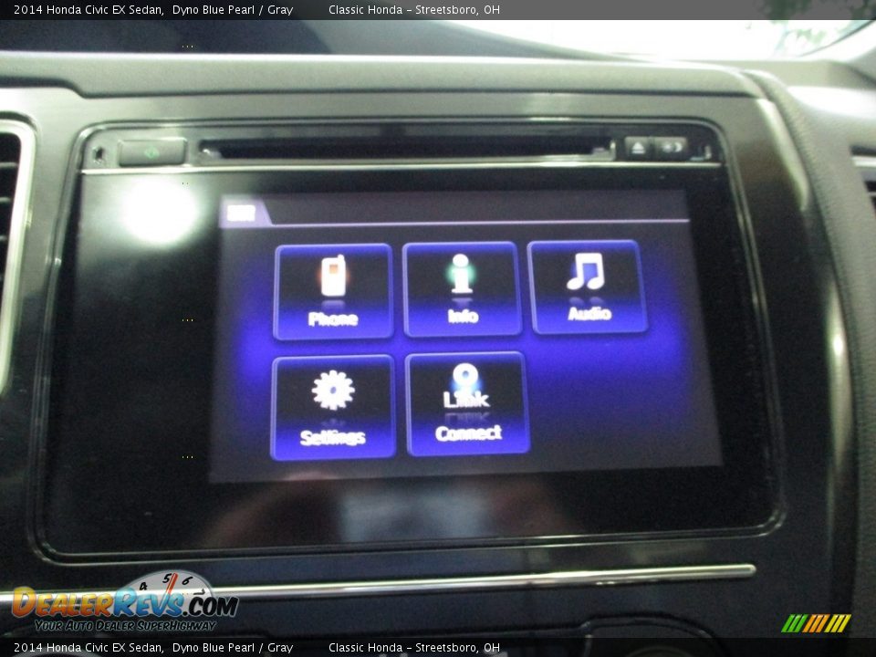 2014 Honda Civic EX Sedan Dyno Blue Pearl / Gray Photo #35
