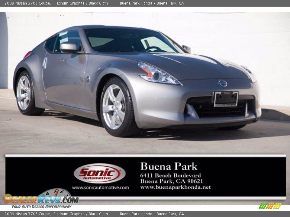 2009 Nissan 370Z Coupe Platinum Graphite / Black Cloth Photo #1