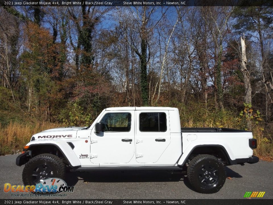 2021 Jeep Gladiator Mojave 4x4 Bright White / Black/Steel Gray Photo #1