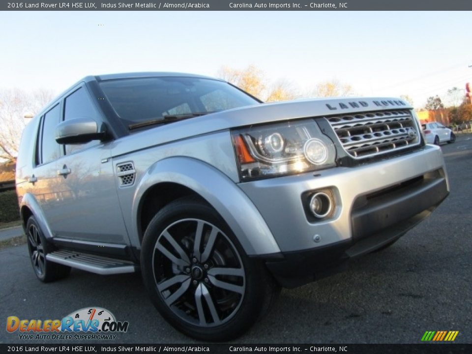 2016 Land Rover LR4 HSE LUX Indus Silver Metallic / Almond/Arabica Photo #1