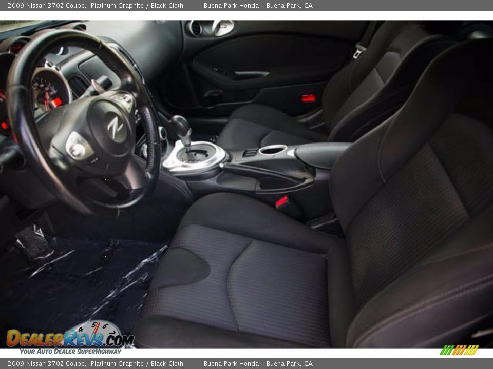 2009 Nissan 370Z Coupe Platinum Graphite / Black Cloth Photo #3