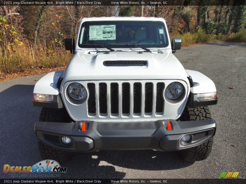 2021 Jeep Gladiator Mojave 4x4 Bright White / Black/Steel Gray Photo #3