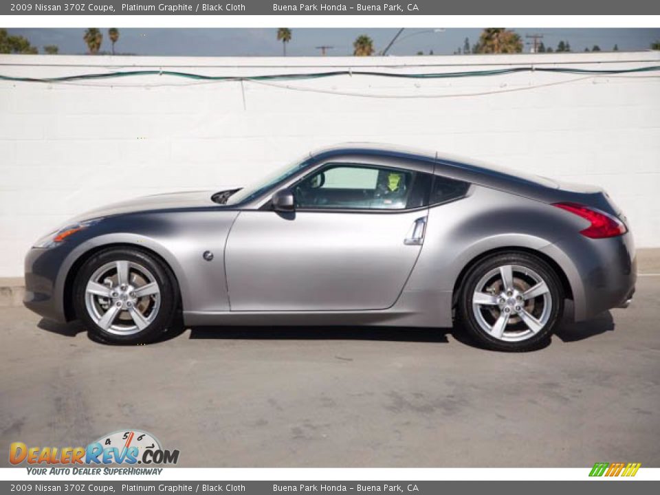 2009 Nissan 370Z Coupe Platinum Graphite / Black Cloth Photo #9