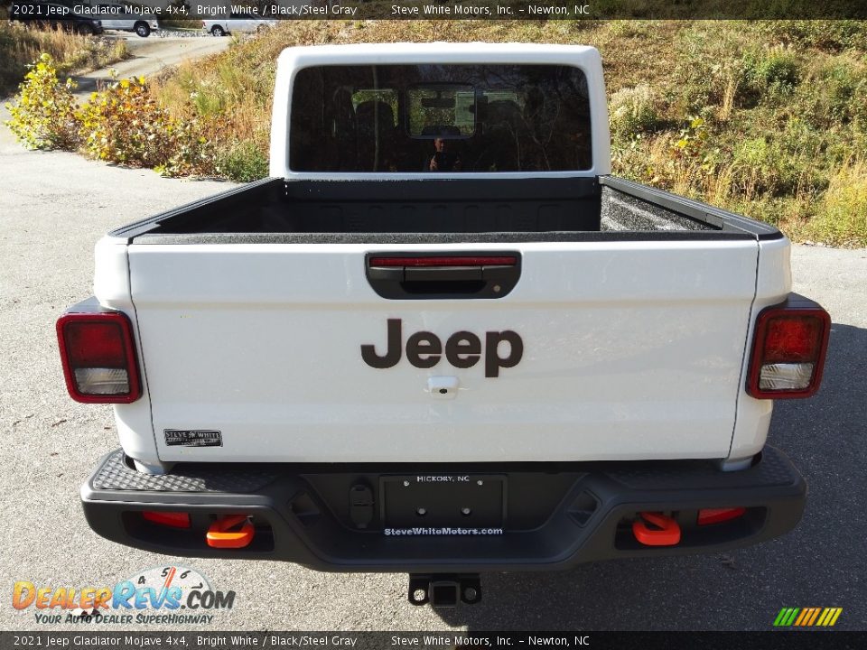 2021 Jeep Gladiator Mojave 4x4 Bright White / Black/Steel Gray Photo #7