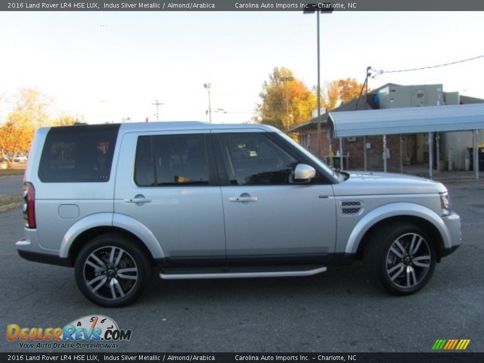 2016 Land Rover LR4 HSE LUX Indus Silver Metallic / Almond/Arabica Photo #11