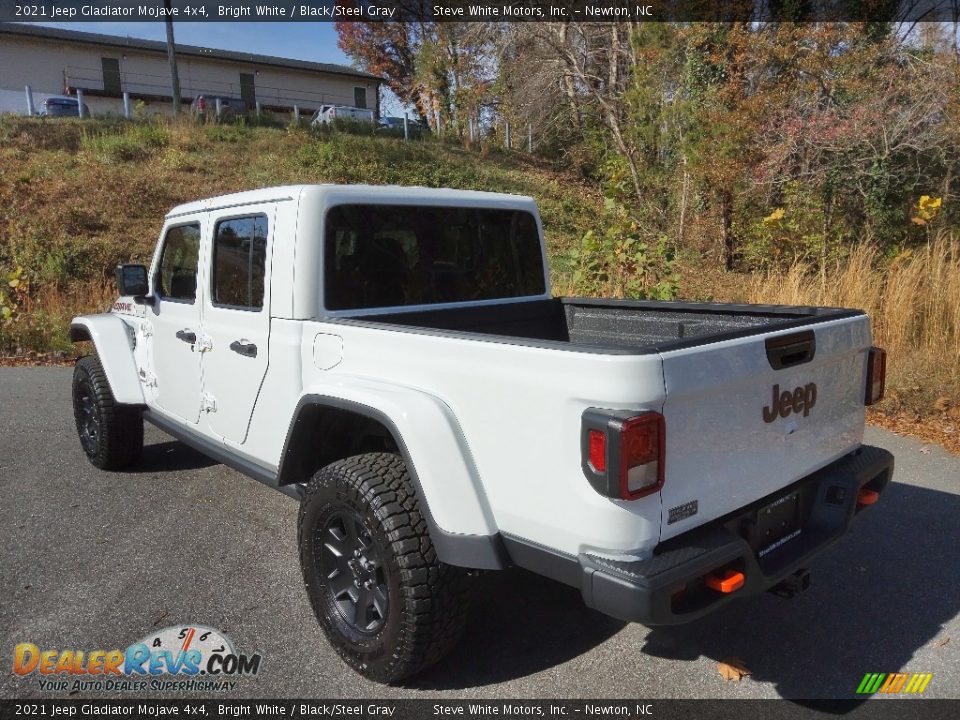 2021 Jeep Gladiator Mojave 4x4 Bright White / Black/Steel Gray Photo #9