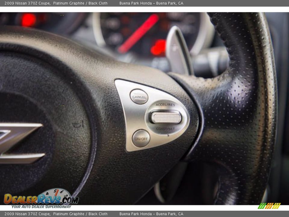2009 Nissan 370Z Coupe Platinum Graphite / Black Cloth Photo #16