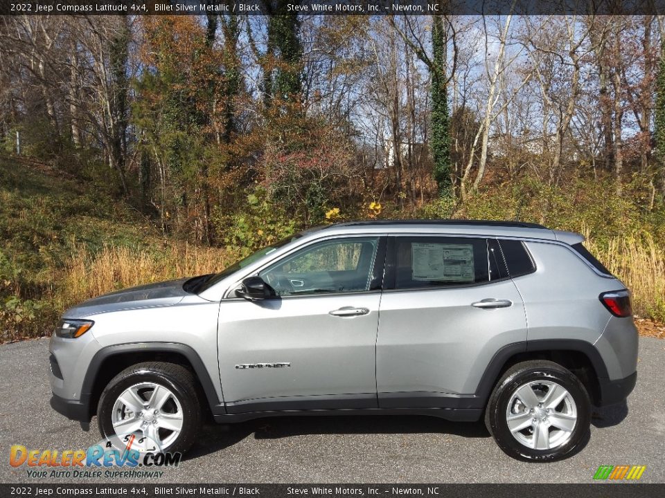 Billet Silver Metallic 2022 Jeep Compass Latitude 4x4 Photo #1