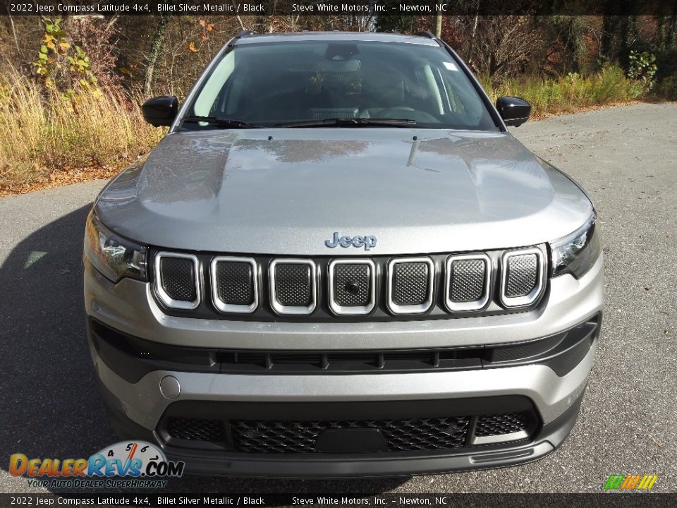 2022 Jeep Compass Latitude 4x4 Billet Silver Metallic / Black Photo #3