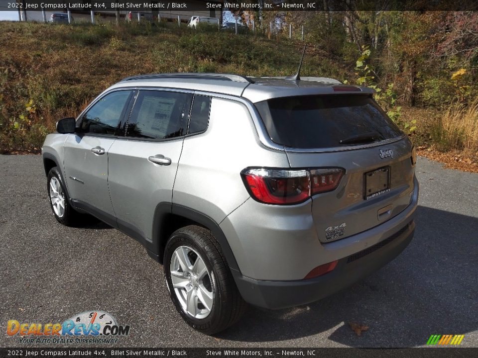 2022 Jeep Compass Latitude 4x4 Billet Silver Metallic / Black Photo #7