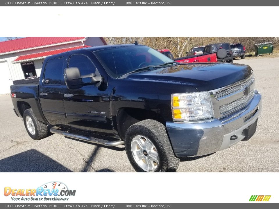 2013 Chevrolet Silverado 1500 LT Crew Cab 4x4 Black / Ebony Photo #1