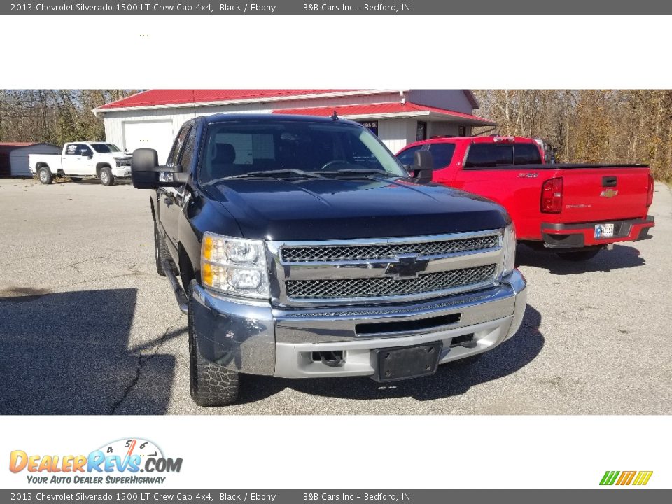 2013 Chevrolet Silverado 1500 LT Crew Cab 4x4 Black / Ebony Photo #2