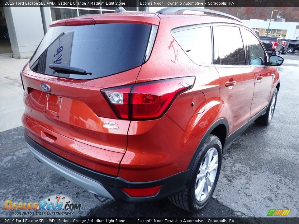 2019 Ford Escape SEL 4WD Sedona Orange / Medium Light Stone Photo #2