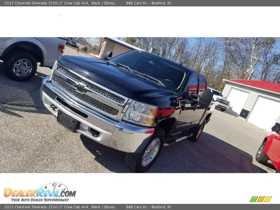 2013 Chevrolet Silverado 1500 LT Crew Cab 4x4 Black / Ebony Photo #3