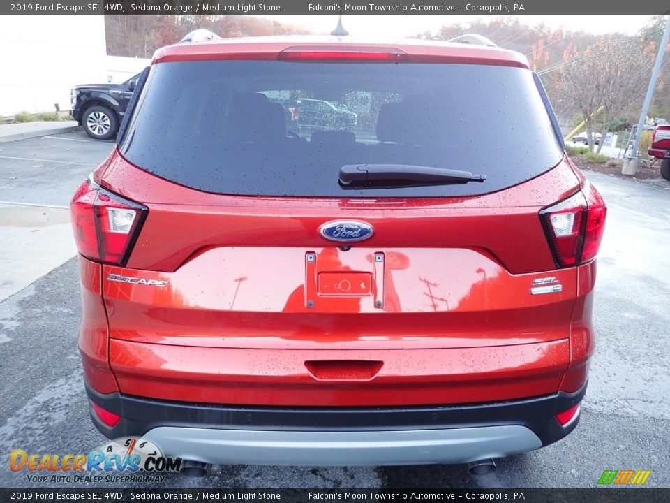 2019 Ford Escape SEL 4WD Sedona Orange / Medium Light Stone Photo #3