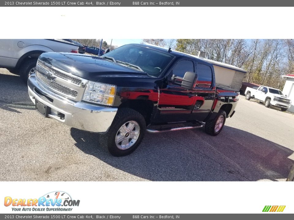 2013 Chevrolet Silverado 1500 LT Crew Cab 4x4 Black / Ebony Photo #4