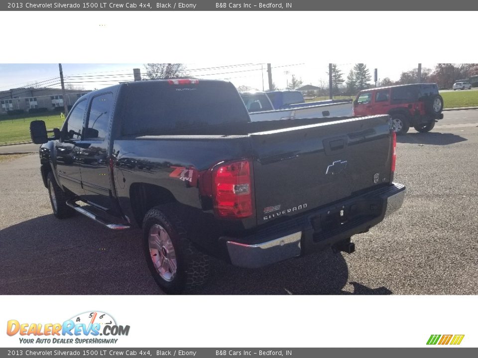 2013 Chevrolet Silverado 1500 LT Crew Cab 4x4 Black / Ebony Photo #5