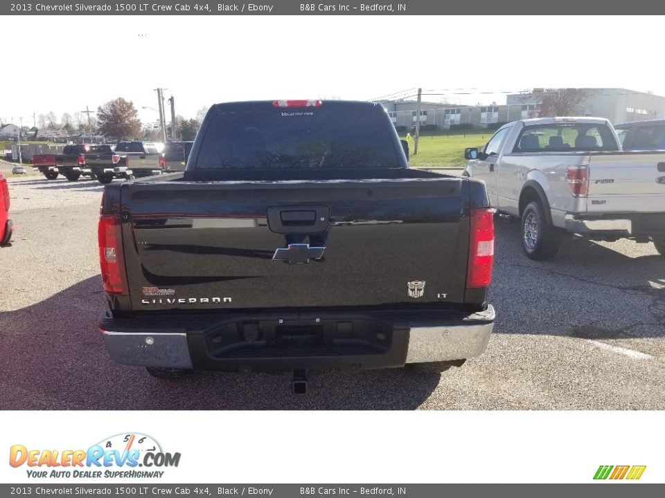 2013 Chevrolet Silverado 1500 LT Crew Cab 4x4 Black / Ebony Photo #6