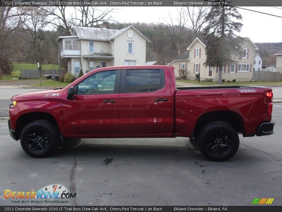 2021 Chevrolet Silverado 1500 LT Trail Boss Crew Cab 4x4 Cherry Red Tintcoat / Jet Black Photo #6