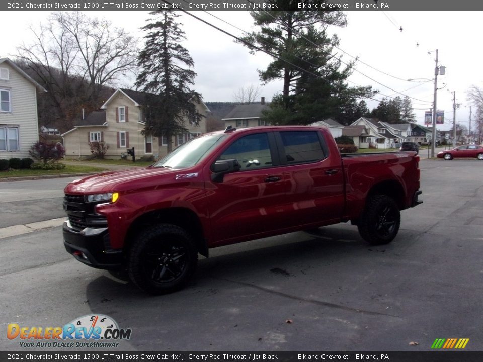 2021 Chevrolet Silverado 1500 LT Trail Boss Crew Cab 4x4 Cherry Red Tintcoat / Jet Black Photo #7