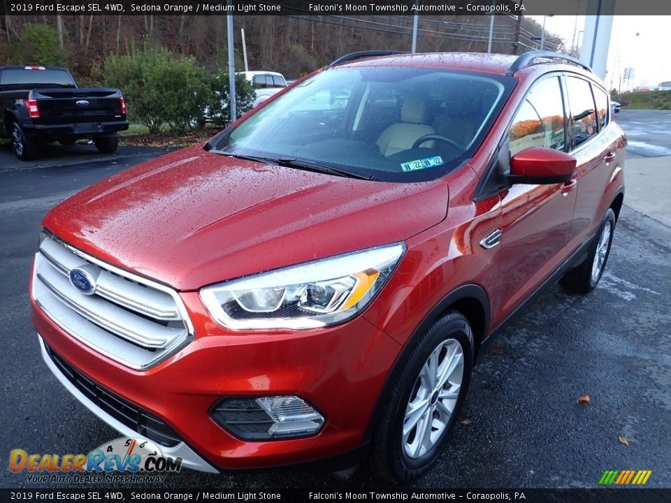 2019 Ford Escape SEL 4WD Sedona Orange / Medium Light Stone Photo #7