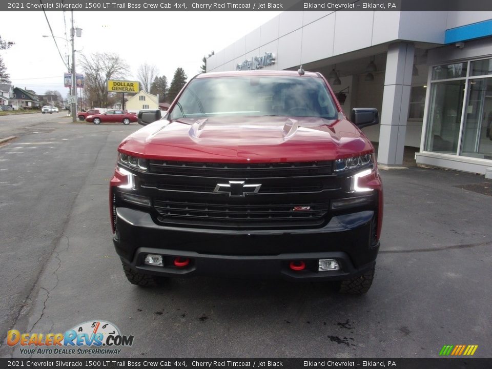 2021 Chevrolet Silverado 1500 LT Trail Boss Crew Cab 4x4 Cherry Red Tintcoat / Jet Black Photo #8