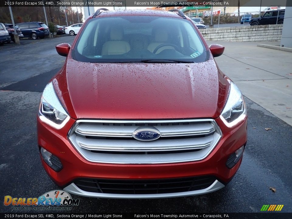 2019 Ford Escape SEL 4WD Sedona Orange / Medium Light Stone Photo #8