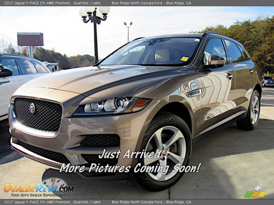 2017 Jaguar F-PACE 35t AWD Premium Quartzite / Latte Photo #1